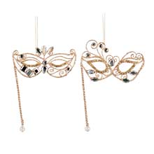 Goodwill Wire Jewel Mask Ornament