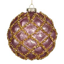 Goodwill Glass 3D Bead Net Ball Ornament