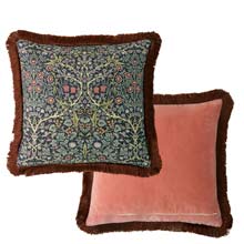 William Morris At Home Blackthorn Cushion Midnight 50/50cm