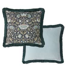 William Morris At Home Lodden Cushion Blue 50/50cm