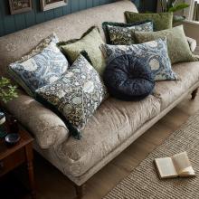 William Morris At Home Lodden Cushion Blue 50/50cm