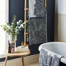 William Morris At Home Marigold Towel Prussian Blue