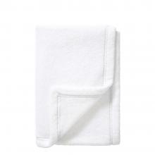 Yves Delorme Couture Duetto Towel Brume / Blanc
