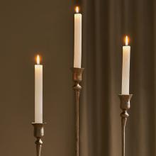 Nkuku Chaipat Iron Candlestick Antique Brass 