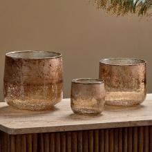 Nkuku Konara Glass Tea Light Holder