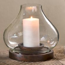 Nkuku Naryla Mango Wood Lantern