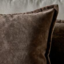Nkuku Renwal Velvet & Linen Cushion Cover