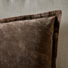 Nkuku Renwal Velvet & Linen Cushion Cover
