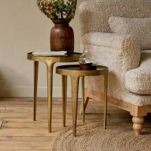 Nkuku Rohia Cast Metal Table 