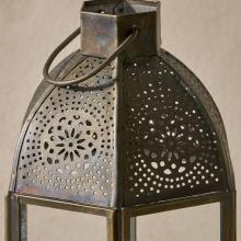 Nkuku Sabra Lantern | Aged Antique 