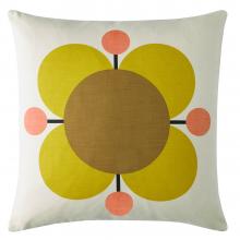 Orla Kiely Atomic Flower Cushion Primrose