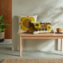 Orla Kiely Atomic Flower Cushion Primrose