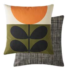 Orla Kiely Sunflower Cushion Orange