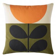 Orla Kiely Sunflower Cushion Orange