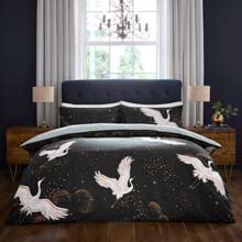 Sara Miller Flying Cranes Duvet Cover Set