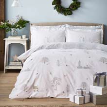 Sophie Allport Snowy Cottage Duvet Cover Set