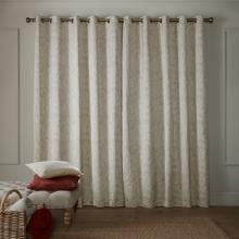Laura Ashley Coulderton Natural Eyelet Curtains