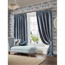 Laura Ashley Loretta Dark Seaspray Lined Curtains