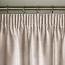 Laura Ashley Loretta Pale Truffle Lined Curtains