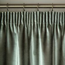 Laura Ashley Loretta Sage Green Lined Curtains