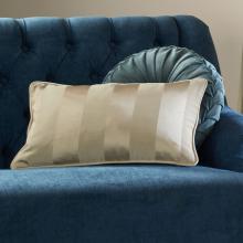 Laura Ashley Lille Stripe Cushion Truffle / Natural