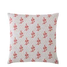 Laura Ashley Mountjoy Sprig Cushion Terracotta Orange