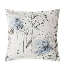 Laura Ashley Pallinton Bloom Cushion Smoke Blue