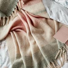 Laura Ashley Ortonby Plaster Pink Throw