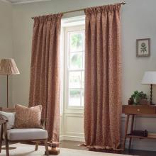 The Original Morris & Co Acorn Tonal Jacquard Brick Curtains