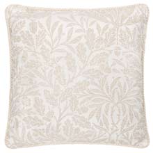 The Original Morris & Co Acorn Tonal Cushion Ivory