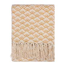 Yard Saku Printed Throw Honey