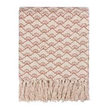 Yard Saku Printed Throw Kilm Red