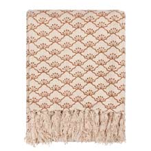 Yard Saku Printed Throw Pecan