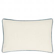 The Original Morris & Co Marigold Embroidered Cushion Indigo