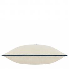 The Original Morris & Co Marigold Embroidered Cushion Indigo