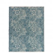 The Original Morris & Co Marigold Jacquard Throw Indigo