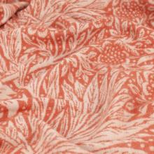 The Original Morris & Co Marigold Jacquard Throw Russet