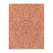 The Original Morris & Co Acorn Tonal Jacquard Throw Brick