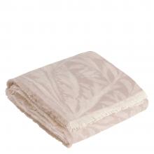The Original Morris & Co Acorn Tonal Jacquard Throw Linen