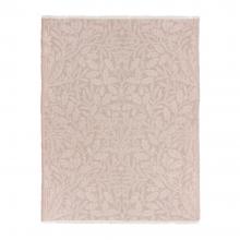 The Original Morris & Co Acorn Tonal Jacquard Throw Linen