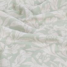 The Original Morris & Co Acorn Tonal Jacquard Throw Sage