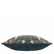 The Original Morris & Co Snakeshead Cushion Indigo / Leaf