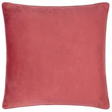 The Original Morris & Co Strawberry Thief Piped Jacquard Cushion Berry