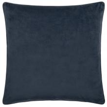 The Original Morris & Co Strawberry Thief Piped Jacquard Cushion Indigo