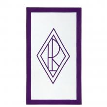 Ralph Lauren Home Blair Beach Towel White / Purple