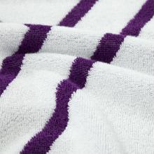 Ralph Lauren Home Blair Beach Towel White / Purple
