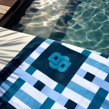 Boss Home Latice Beach Towel Ocean