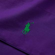 Ralph Lauren Home Polo Player II Flat Sheet Chalet Purple