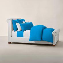 Ralph Lauren Home Polo Player II Flat Sheet Cove Blue