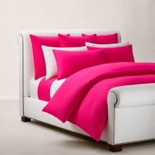 Ralph Lauren Home Polo Player II Flat Sheet Pink Sky